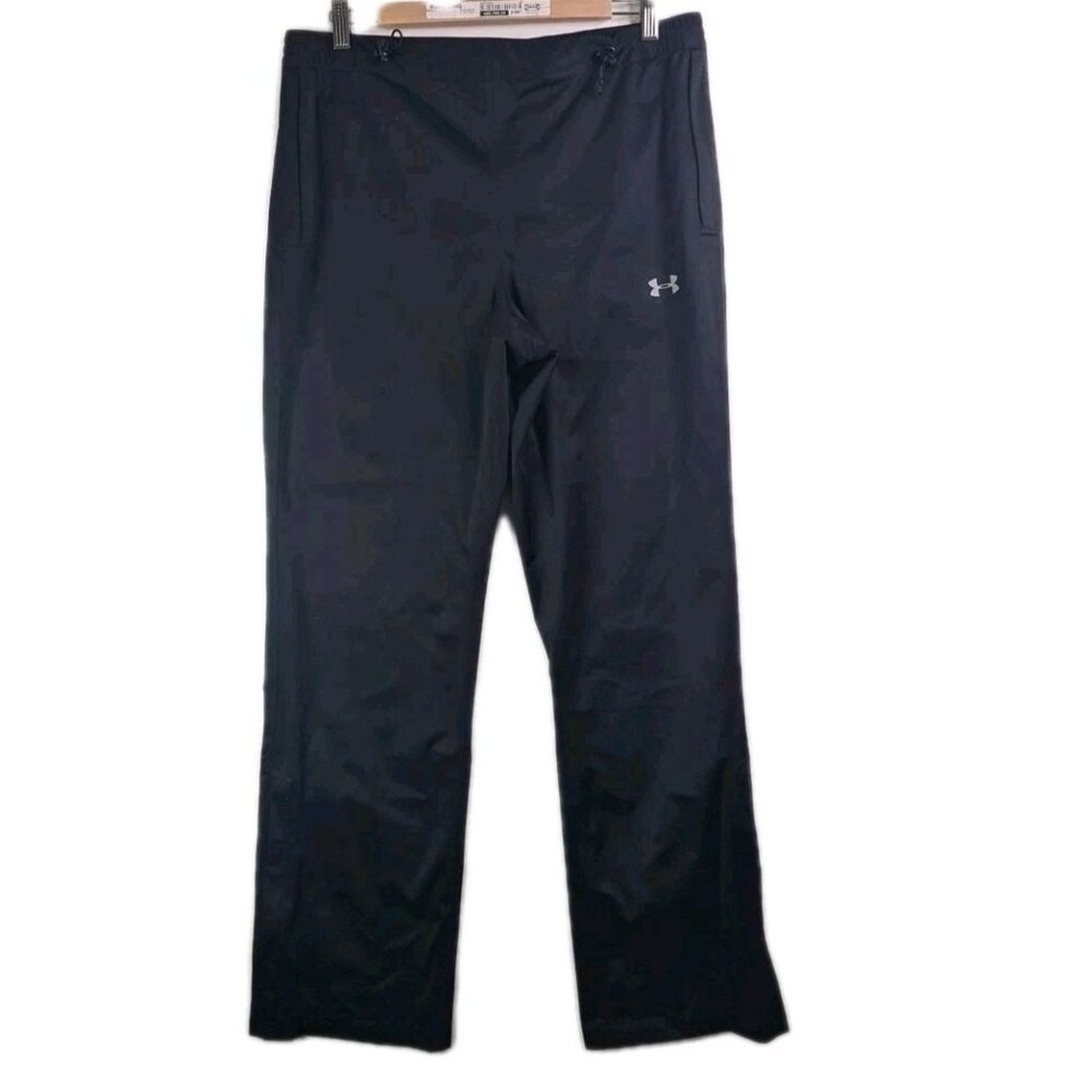 Under Armour Men's UA Storm Pants Black Running Athletic Sports Zip Size M